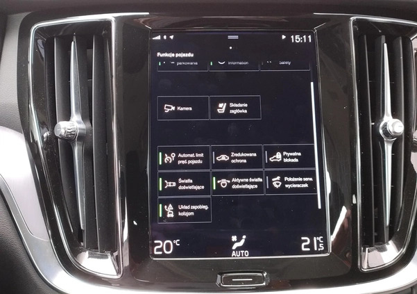 Volvo V60 cena 139900 przebieg: 24387, rok produkcji 2021 z Łomianki małe 667